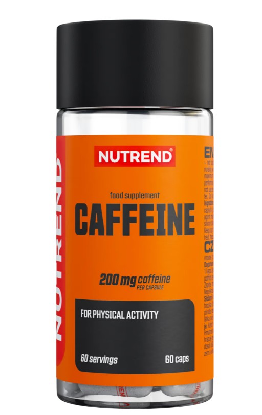 Nutrend - Koffein 200 mg + 60 kapslar