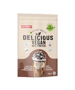 Nutrend - Läckert veganskt choklad-hasselnötprotein + 450g