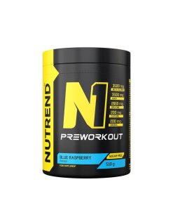 Nutrend - N1 Pre-workout Blå Hallon + 510 g