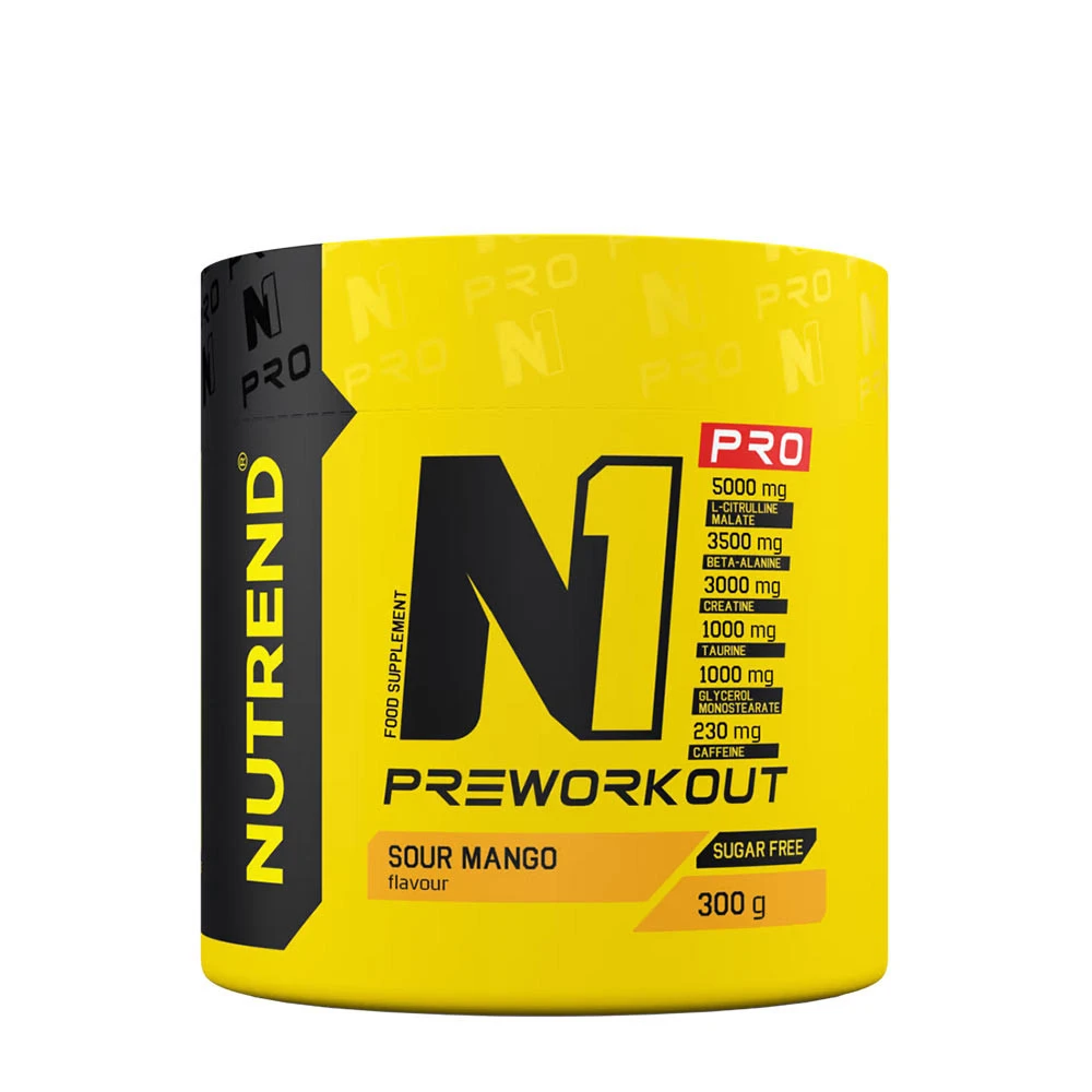 Nutrend - N1 Pro Pre-Workout syrlig mango + 300 g