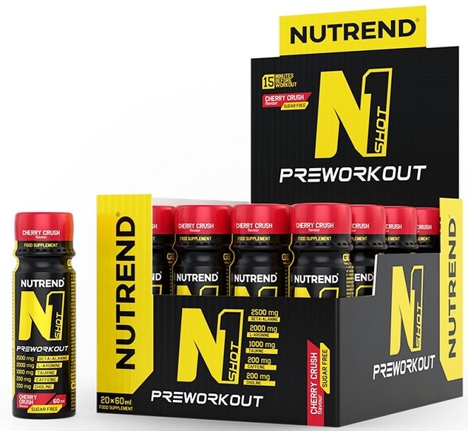 Nutrend - N1 Shot Körsbär Crush + 20 x 60 ml