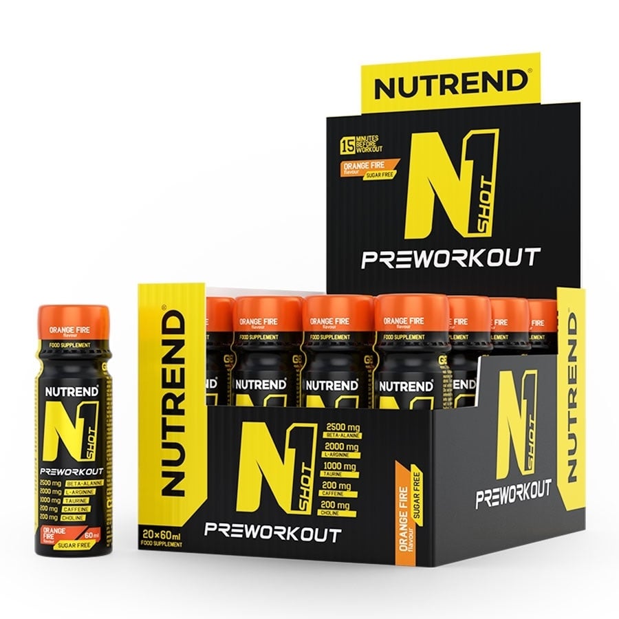 Nutrend - N1 Shot Orange Fire + 20 x 60 ml