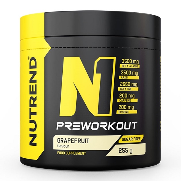 Nutrend - N1 Smak av grapefrukt före träning + 255 g