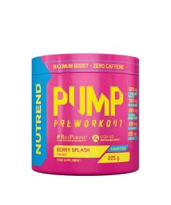 Nutrend - Pump Pre-Workout Berry Splash + 225 g