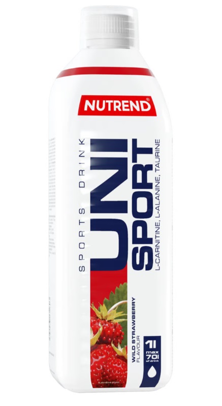Nutrend - Unisport Vild jordgubbe + 1 000 ml