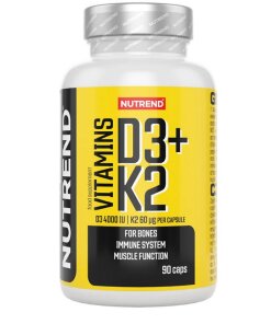 Nutrend - Vitamin D3 och K2 + 90 kapslar