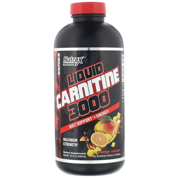 Nutrex - Flytande karnitin 3000 apelsin mango + 480 ml