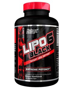 Nutrex - Lipo-6 Svart Ultra-koncentrat + 120 kapslar