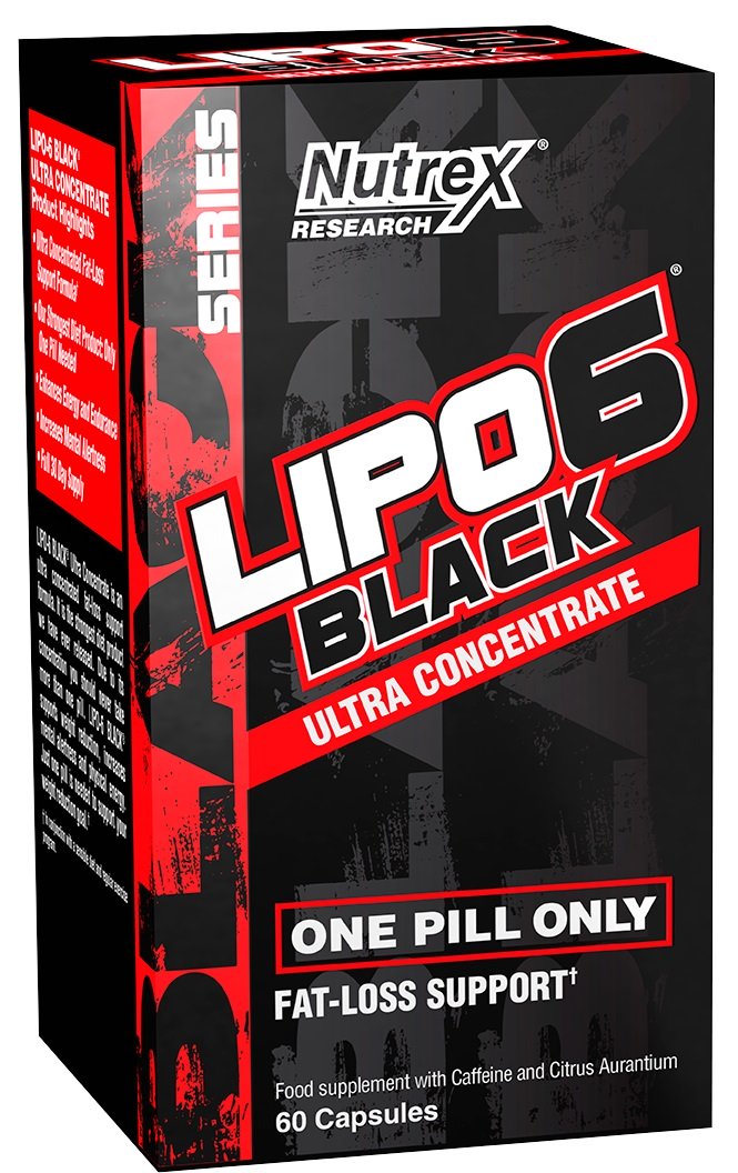 Nutrex - Lipo-6 Svart Ultra-koncentrat + 60 kapslar
