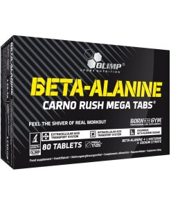 Olimp Nutrition - Carno Rush Mega beta-alanin + 80 tabletter