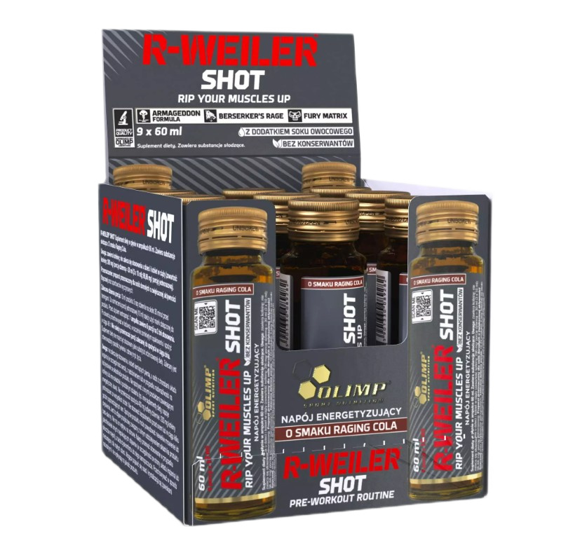 Olimp Nutrition - R-Weiler Shot rasande cola + 9 x 60 ml