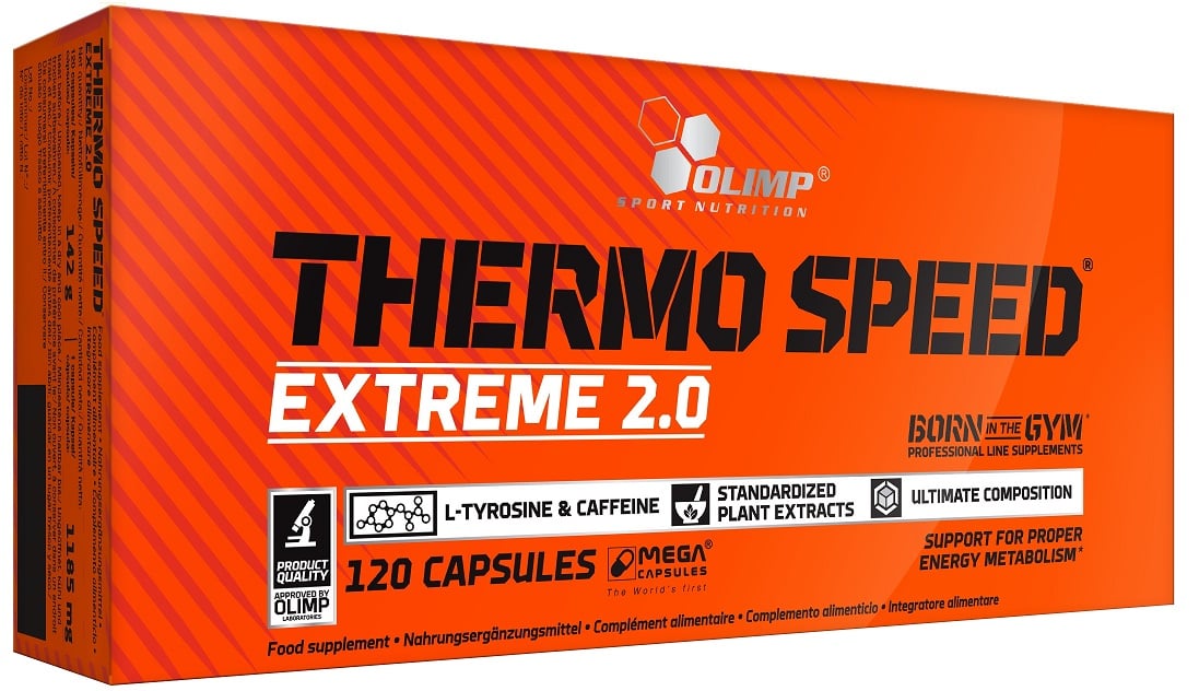 Olimp Nutrition - Thermo Speed Extreme 2.0 + 120 Mega-kapslar