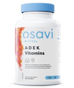 Osavi - ADEK-vitaminer + 120 mjuka gelkapslar
