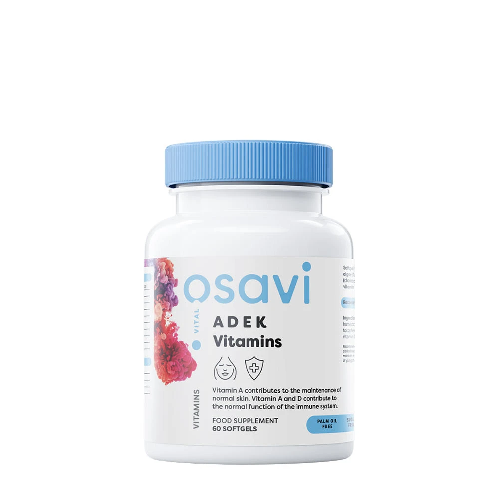 Osavi - ADEK-vitaminer + 60 mjukgelkapslar