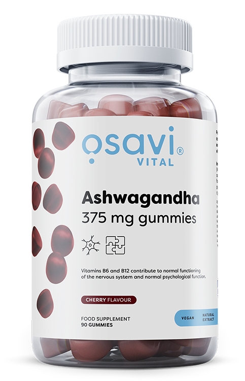 Osavi - Ashwaganda 375 mg körsbärsgummies + 90 st