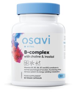 Osavi - B-komplex med kolin och inositol + 60 veganska kapslar