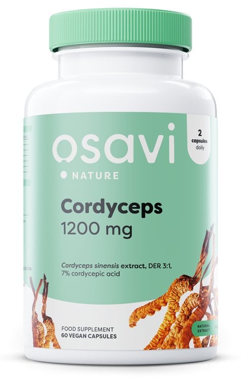Osavi - Cordyceps 1200 mg + 60 veganska kapslar