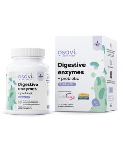 Osavi - Digestiva enzymer + probiotika + 60 veganska kapslar