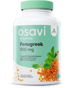 Osavi - Fenugreek 550 mg + 120 kapslar