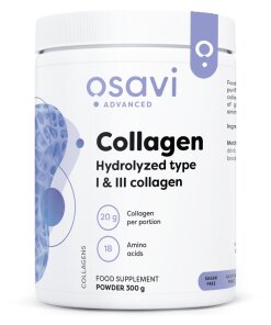 Osavi - Hydrolyserade kollagenpeptider Typ I och III + 300 g