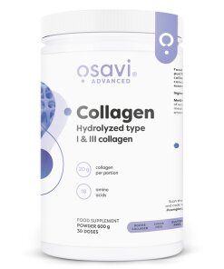 Osavi - Hydrolyserade kollagenpeptider typ I och III + 600 g