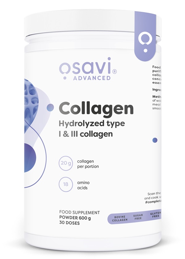 Osavi - Hydrolyserade kollagenpeptider typ I och III + 600 g