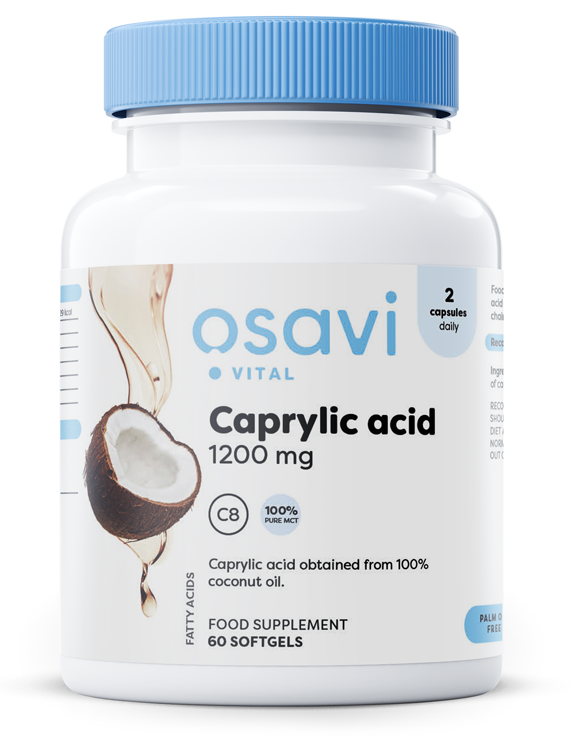 Osavi - Kaprylsyra 1200 mg + 60 mjukgelkapslar
