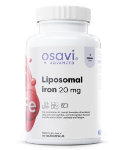 Osavi - Liposomalt järn 20 mg + 120 veganska kapslar
