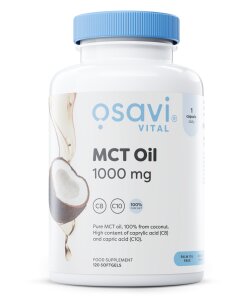 Osavi - MCT-olja 1000 mg + 120 mjukgelkapslar