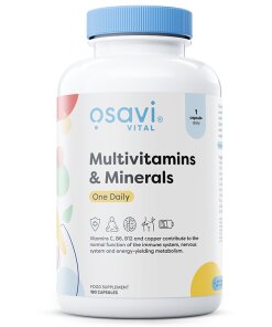 Osavi - Multivitaminer och mineraler daglig dos + 180 kapslar