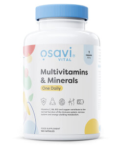 Osavi - Multivitaminer och mineraler en daglig dos + 120 kapslar