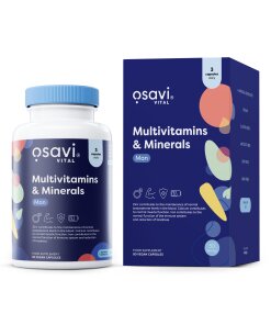 Osavi - Multivitaminer och mineraler för män veganska kapslar + 90 kapslar