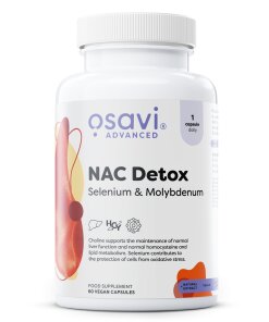 Osavi - NAC Detox med selen och molybden + 60 veganska kapslar