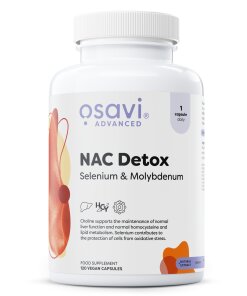 Osavi - NAC-detox med selen och molybden + 120 veganska kapslar