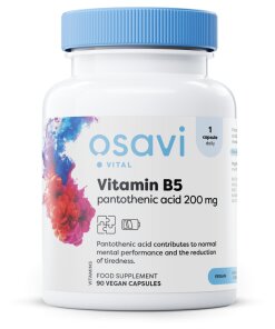 Osavi - Pantotensyra (Vitamin B5) 200 mg