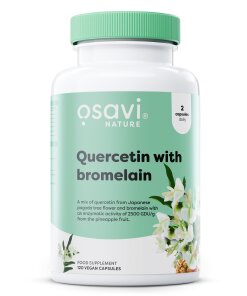 Osavi - Quercetin med bromelain + 120 veganska kapslar
