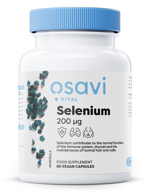 Osavi - Selen 200 mikrogram + 90 veganska kapslar