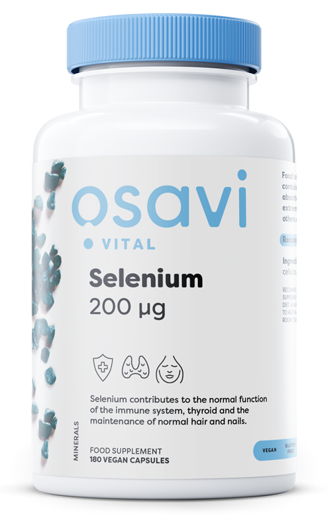 Osavi - Selen 200 µg + 180 veganska kapslar