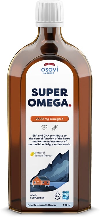 Osavi - Super Omega 2900 mg Omega-3 citron-smak + 500 ml