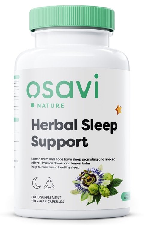 Osavi - Växtbaserat sömnstöd utan melatonin + 120 veganska kapslar