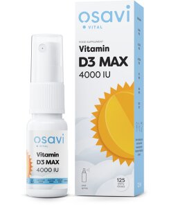 Osavi - Vitamin D3 Maxstyrka 4000 IE munspray + 12