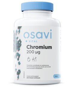 Osavi - krom 200 mikrogram + 250 vegan-kapslar