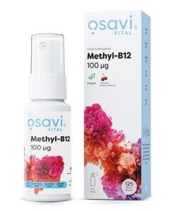 Osavi - metylkobalamin körsbärssmakande munhålespray 100 µg + 25 ml