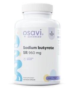Osavi - natriumbutyrat SR 960 mg + 120 veganska kapslar