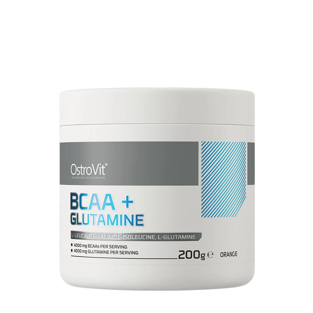 OstroVit - BCAA + Glutamin Apelsinsmak + 200 g