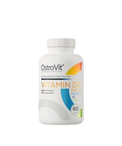 OstroVit - D3-vitamin 2000 IE + K2 MK-7 + C-vitamin + Zink + 60 kapslar