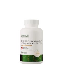 OstroVit - KSM-66 Ashwagandha + Magnesium + B6 P-5-P + 90 vegetabiliska kapslar
