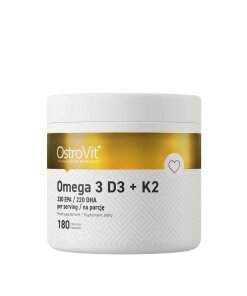 OstroVit - Omega-3 D3+K2 + 180 kapslar