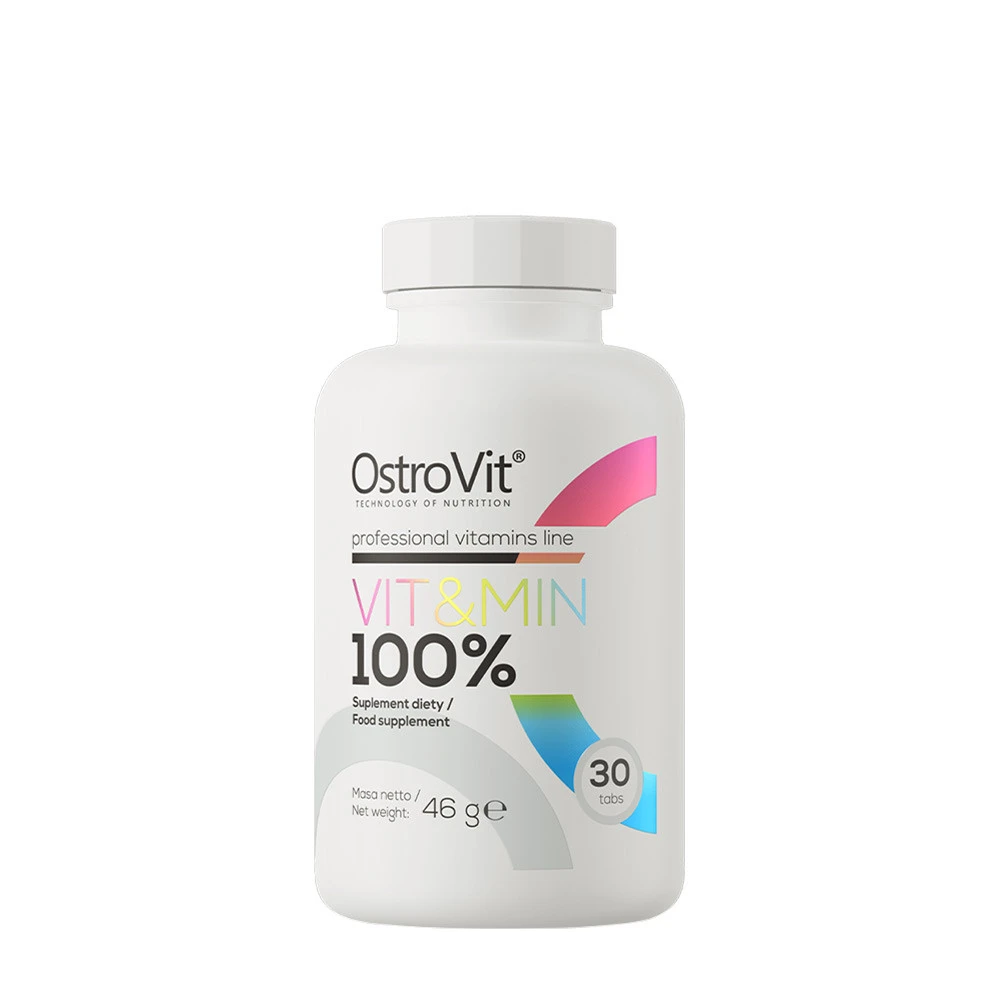 OstroVit - Vit&Min 100% + 30 tabletter