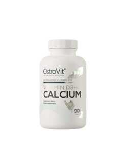 OstroVit - Vitamin D3 + K2 + kalcium + 90 tabletter